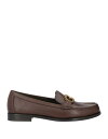 【送料無料】 フェラガモ レディース スリッポン・ローファー シューズ Loafers Dark brown