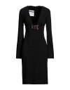 【送料無料】 モスキーノ レディース ワンピース トップス Midi dress Black