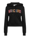 【送料無料】 モスキーノ レディース パーカー・スウェット フーディー アウター Hooded sweatshirt Black