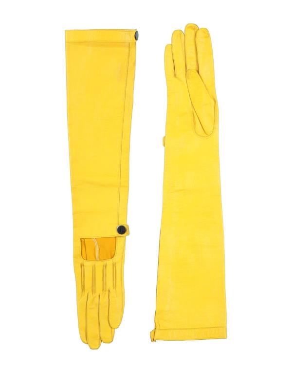 【送料無料】 ランバン レディース 手袋 アクセサリー Gloves Yellow