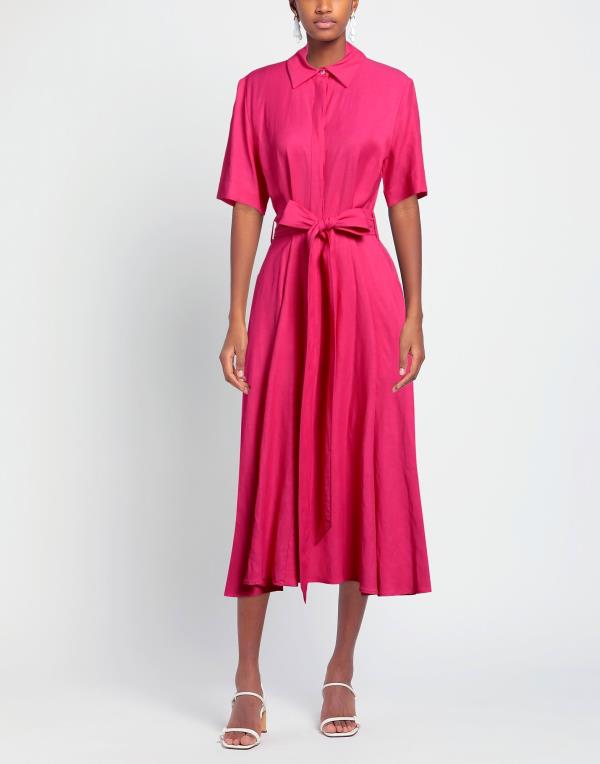 【送料無料】 パロッシュ レディース ワンピース トップス Midi dress Fuchsia