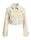 【送料無料】 トラサルディ レディース ジャケット・ブルゾン デニムジャケット アウター Denim jacket Beige