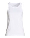 【送料無料】 マジェスティック レディース タンクトップ トップス Tank top White