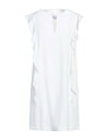  ドンダップ レディース ワンピース トップス Short dress White