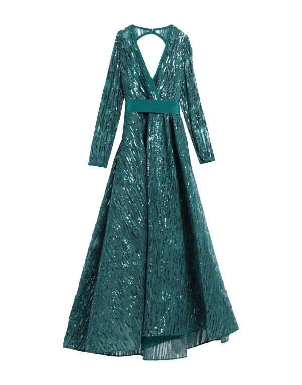 【送料無料】 エリー サーブ レディース ワンピース トップス Long dress Deep jade