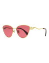 【送料無料】 ランバン レディース サングラス・アイウェア アクセサリー Sunglasses Pink 2