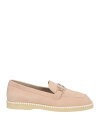 【送料無料】 ホーガン レディース スリッポン・ローファー シューズ Loafers Beige