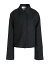 ̵ 롦 ǥ  ȥåץ Solid color shirts & blouses Black