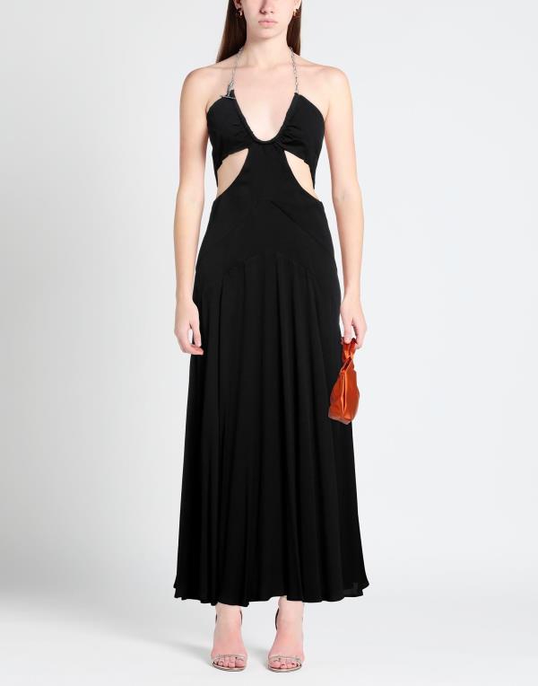【送料無料】 ディースクエアード レディース ワンピース トップス Long dress Black