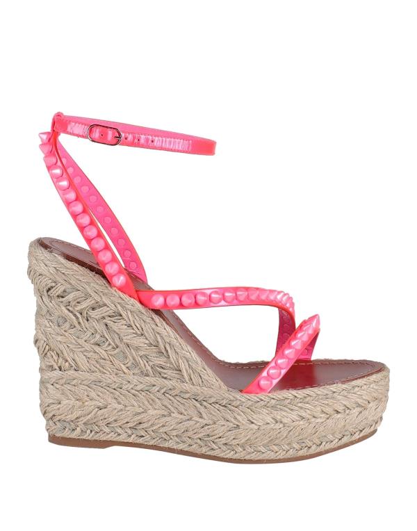 クリスチャンルブタン 【送料無料】 クリスチャン・ルブタン レディース スリッポン・ローファー シューズ Espadrilles Fuchsia