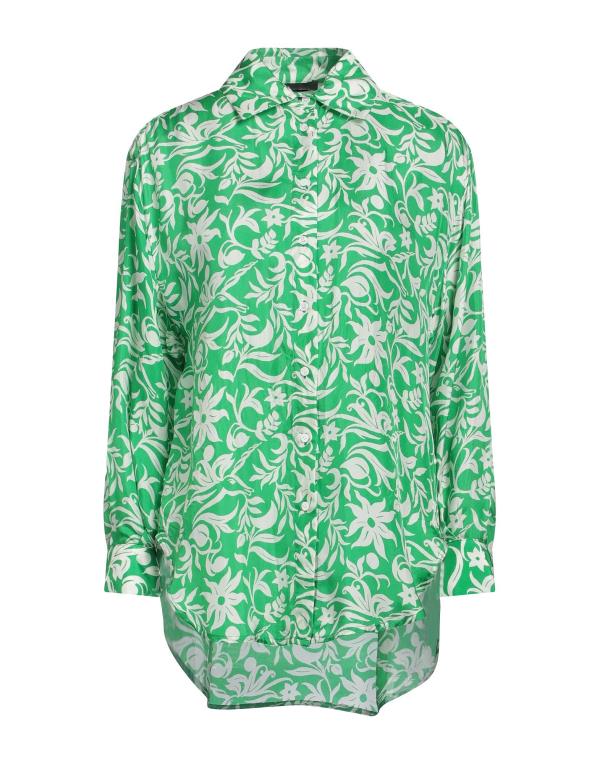 yz }[W fB[X Vc gbvX Floral shirts & blouses Green