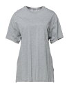 【送料無料】 アレキサンダーワン レディース Tシャツ トップス Basic T-shirt Light grey