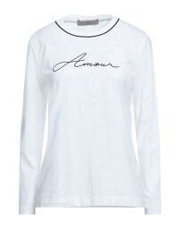 【送料無料】 ディー・エクステリア レディース Tシャツ トップス T-shirt White