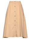 【送料無料】 ハブワン レディース スカート ボトムス Midi skirt Sand