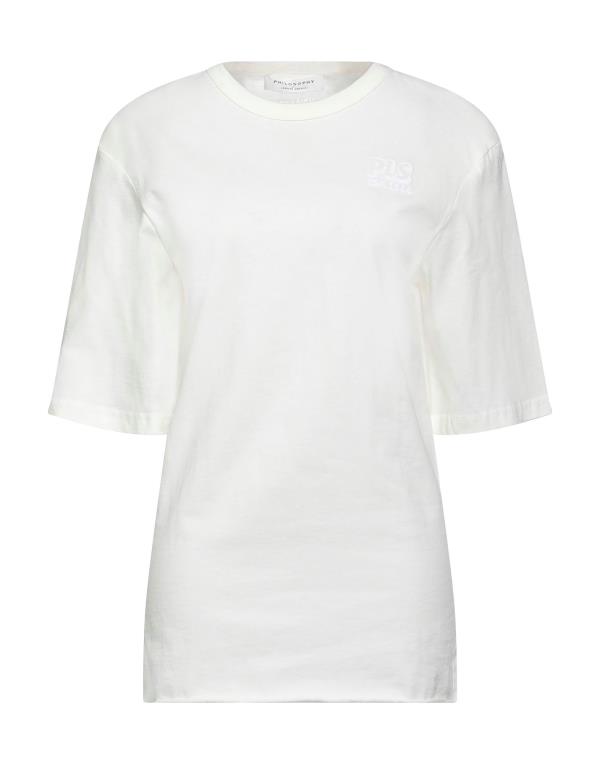 【送料無料】 フィロソフィーデロレンゾセラフィーニ レディース Tシャツ トップス Basic T-shirt Ivory
