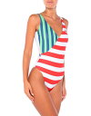 【送料無料】 モスキーノ レディース 上下セット 水着 One-piece swimsuits Red