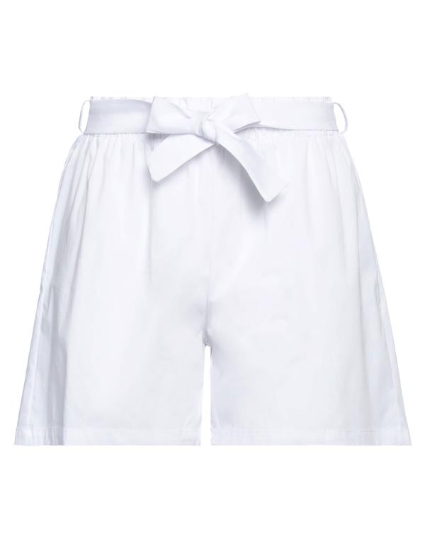  コンタット レディース ハーフパンツ・ショーツ ボトムス Shorts & Bermuda White