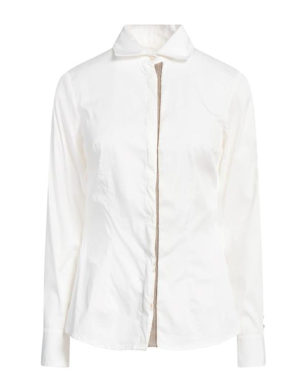 yz ooi| fB[X Vc gbvX Solid color shirts & blouses White