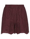 【送料無料】 オットダム レディース ハーフパンツ・ショーツ ボトムス Shorts & Bermuda Deep purple