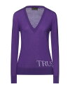 【送料無料】 トラサルディ レディース ニット・セーター アウター Sweater Purple