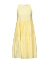  セミクチュール レディース ワンピース トップス Midi dress Light yellow