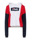 【送料無料】 フィラ レディース パーカー・スウェット フーディー アウター Hooded sweatshirt White