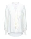 【送料無料】 アレキサンダー・マックイーン レディース シャツ ブラウス トップス Silk top Ivory