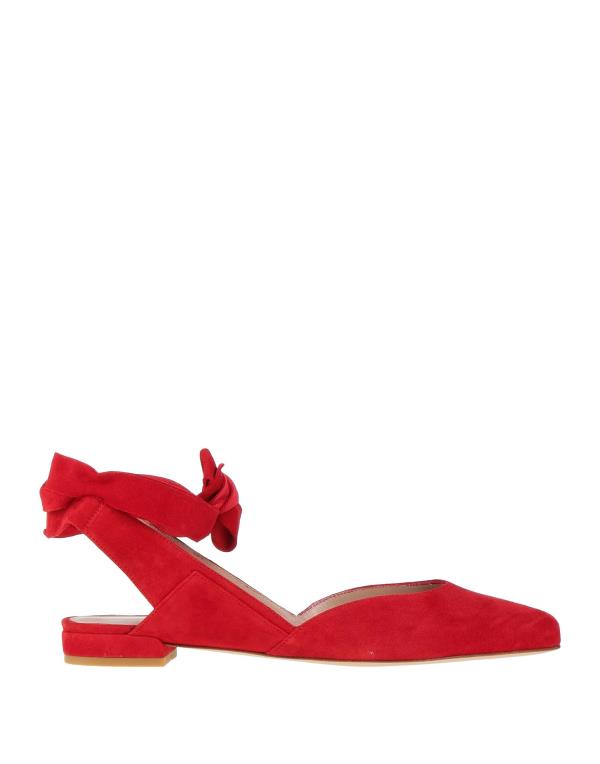 【送料無料】 スチュアート ワイツマン レディース ベルト アクセサリー Ballet flats Red