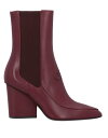 サルヴァトーレ・フェラガモ 【送料無料】 フェラガモ レディース ブーツ・レインブーツ ブーティ シューズ Ankle boot Burgundy