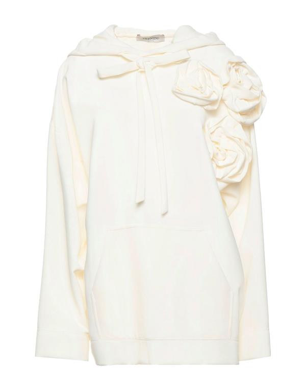 【送料無料】 ヴァレンティノ レディース パーカー・スウェット フーディー アウター Hooded sweatshirt Ivory