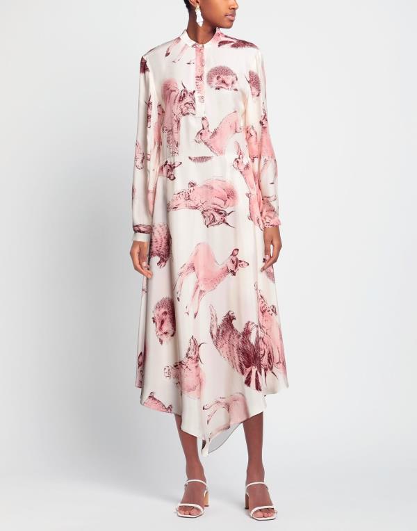 【送料無料】 ステラマッカートニー レディース ワンピース トップス Midi dress Off white