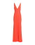 ̵ 쥭ޥå ǥ ԡ ȥåץ Long dress Orange