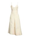 【送料無料】 ジル・サンダー レディース ワンピース トップス Midi dress Beige