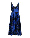 【送料無料】 アレキサンダー・マックイーン レディース ワンピース トップス Midi dress Bright blue