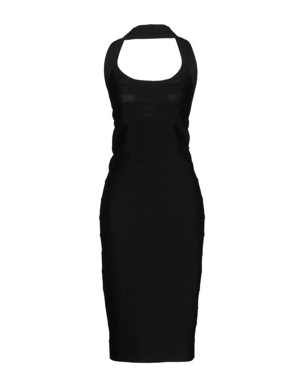 【送料無料】 ヴェルサーチ レディース ワンピース トップス Midi dress Black