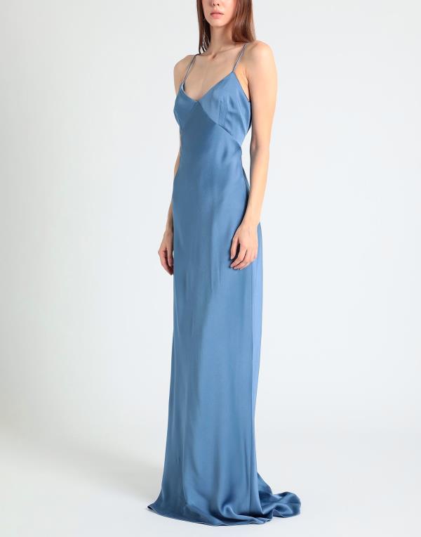 【送料無料】 マックスマーラ レディース ワンピース トップス Long dress Slate blue