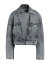 【送料無料】 フューゴ レディース ジャケット・ブルゾン デニムジャケット アウター Denim jacket Grey