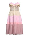 【送料無料】 モスキーノ レディース ワンピース トップス Short dress Pink