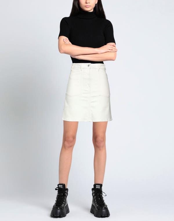 【送料無料】 ケンゾー レディース スカート ボトムス Denim skirt Ivory