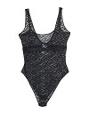 versace 【送料無料】 ヴェルサーチ レディース ナイトウェア アンダーウェア Lingerie bodysuit Black