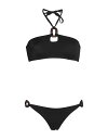 【送料無料】 エリカ・カヴァリーニ レディース 上下セット 水着 Bikini Black