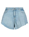  ピンコ レディース ハーフパンツ・ショーツ デニムショーツ ボトムス Denim shorts Blue