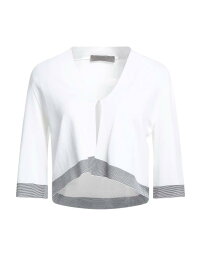 【送料無料】 ディー・エクステリア レディース カーディガン アウター Cardigan White