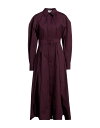 【送料無料】 アレキサンダー・マックイーン レディース ワンピース トップス Midi dress Deep purple