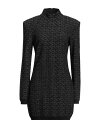 【送料無料】 バルマン レディース ワンピース トップス Short dress Black