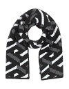 ベルサーチ マフラー（レディース） 【送料無料】 ヴェルサーチ レディース マフラー・ストール・スカーフ アクセサリー Scarves and foulards Black