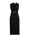 【送料無料】 ヴェルサーチ レディース ワンピース トップス Midi dress Black