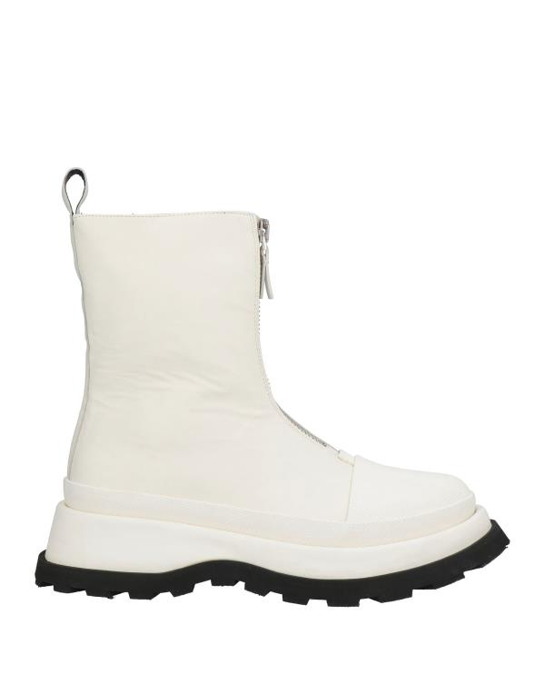 【送料無料】 ジル・サンダー レディース ブーツ・レインブーツ ブーティ シューズ Ankle boot Ivory