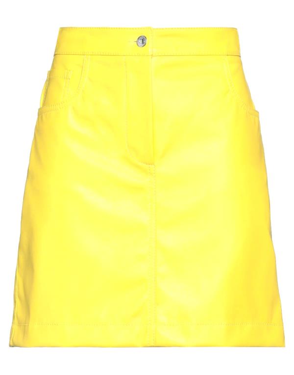 エムエスジイエム 【送料無料】 エムエスジイエム レディース スカート ボトムス Mini skirt Yellow