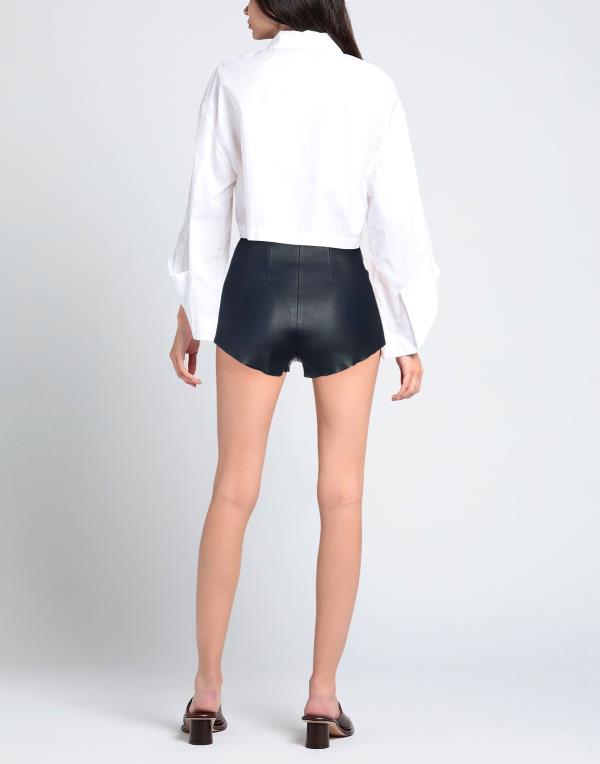 【送料無料】 ゴールデングース レディース カジュアルパンツ ボトムス Leather pant Navy blue